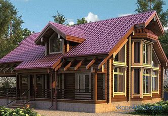 Houses from a turnkey glued timber in Moscow: projects, prices, photos