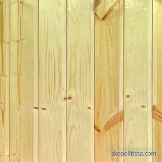 Wall paneling clapboard in a wooden house, how to sheathe the house inside, photo
