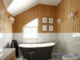 Shower in a wooden house: materials, technology, requirements