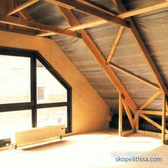 Half-hinged roof: design features, construction technology