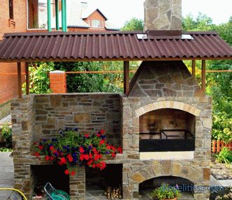 Barbecue area - photos of the best designs on the summer cottage, photos