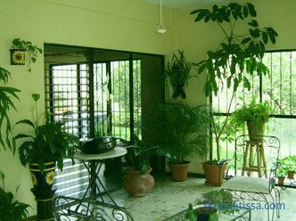 Arrangement of a winter garden in a country house - the difference of formats, examples of execution