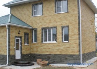 Finishing the basement of a private house siding: types of base siding