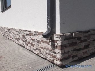 what material is better for finishing the foundation outside, how to sheathe