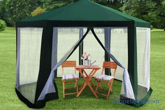 Buy awning for gazebo 3x3, walls for tents, thick curtains and mosquito nets