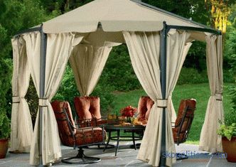 Buy awning for gazebo 3x3, walls for tents, thick curtains and mosquito nets