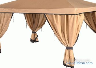 Buy awning for gazebo 3x3, walls for tents, thick curtains and mosquito nets