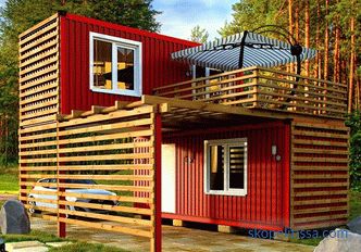 House of cabins - how to organize, examples and photos