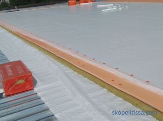 Waterproofing flat roof, operated roof, technology, materials, installation