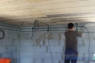Electrical wiring in the garage: the rules of the installation process