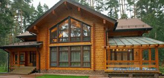 Construction of houses from turnkey glued timber in Moscow: projects and prices