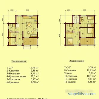 Construction of houses from turnkey glued timber in Moscow: projects and prices