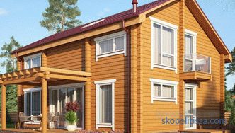 Construction of houses from turnkey glued timber in Moscow: projects and prices
