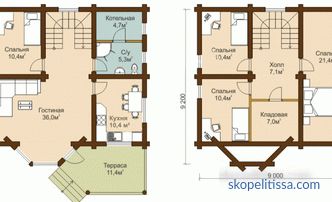 Construction of houses from turnkey glued timber in Moscow: projects and prices