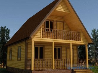 Projects of houses from timber 6 by 9: options, materials, construction