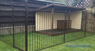 Aviary for huskies: how to make and where to install