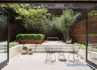 Garden in the style of minimalism, the principles and ideas of creating a minimalist landscape, photo stylish solutions