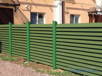 Wooden fence - main types