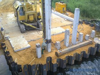 Reinforced concrete driving piles - features of production, selection and use