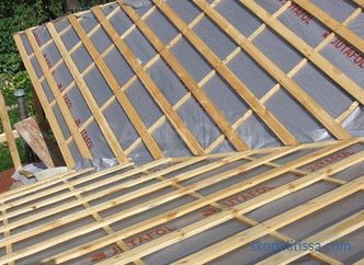 Waterproofing film for the roof. Roof waterproofing
