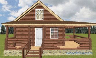 projects of wooden baths from a log house, photos, prices for construction in Moscow