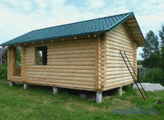 projects of wooden baths from a log house, photos, prices for construction in Moscow