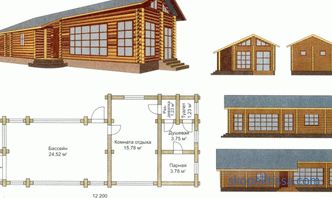 projects of wooden baths from a log house, photos, prices for construction in Moscow