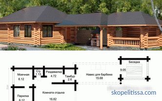 projects of wooden baths from a log house, photos, prices for construction in Moscow