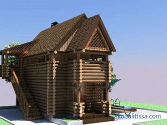 projects of wooden baths from a log house, photos, prices for construction in Moscow