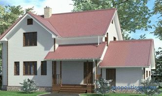 Projects of inexpensive country houses of economy class: planning, construction in Moscow