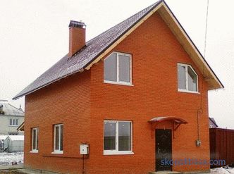 Projects of inexpensive country houses of economy class: planning, construction in Moscow