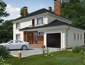 Projects of inexpensive country houses of economy class: planning, construction in Moscow